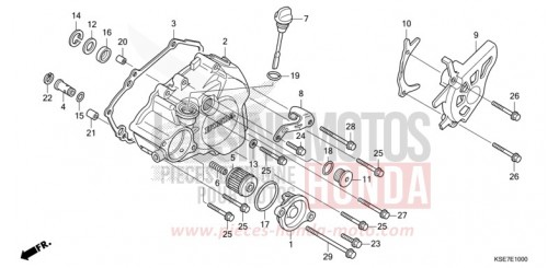 KURBELGEHAEUSEDECKEL, L. CRF150RBN de 2022